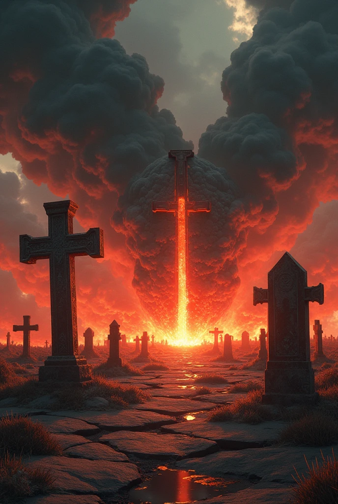 Domain expansion: Grave rusted of the burning field (like in jujuksu kaisen)