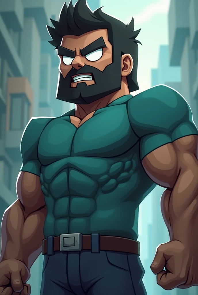 White eyes, cartoon image of a man with a beard and a face, minecraft steve, steve from minecraft, herobrine, profile picture 1024px, epic art style, muscular character, minecraft style, style of minecraft, cinematic minecraft, super buff and cool, official art, epic character portrait, high quality voxel art, in style of minecraft
2
White eyes ,a cartoon image of a man with a beard and a face, concept art inspired by Greg Staples, Artstation, pixel art, minecraft steve, steve from minecraft, herobrine, profile picture 1024px, epic art style, muscular character, minecraft style, style of minecraft, cinematic minecraft, super buff and cool, official art, epic character portrait white eyes