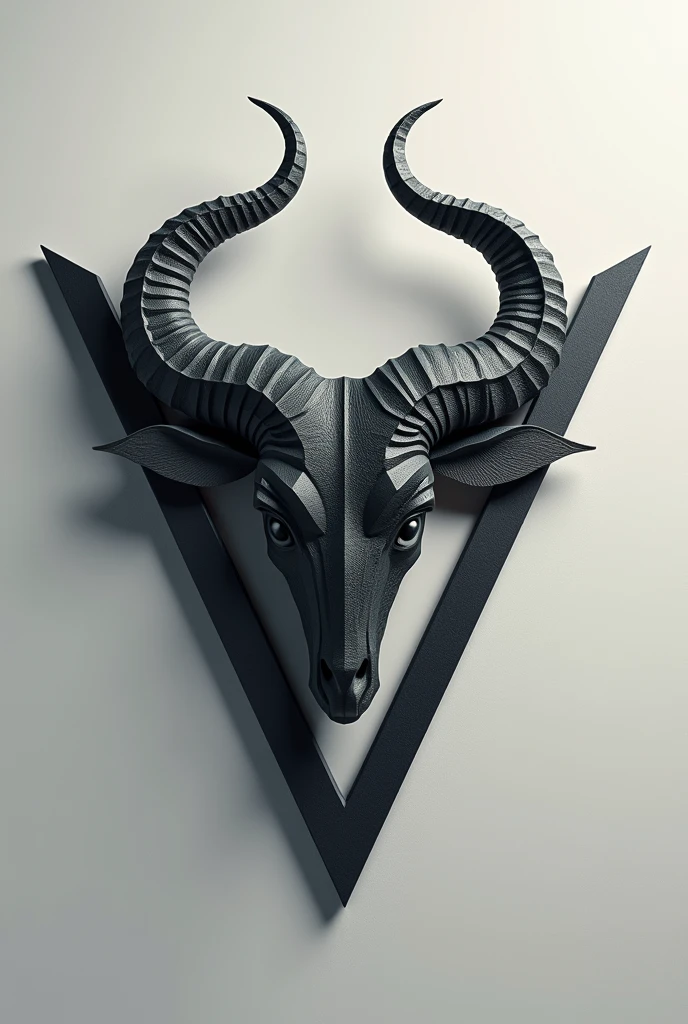 Blend Taurus logo with v
