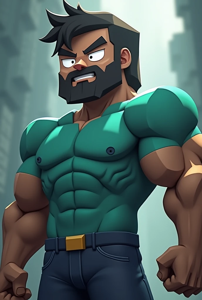 White eyes, cartoon image of a man with a beard and a face, minecraft steve, steve from minecraft, herobrine, profile picture 1024px, epic art style, muscular character, minecraft style, style of minecraft, cinematic minecraft, super buff and cool, official art, epic character portrait, high quality voxel art, in style of minecraft
2
White eyes ,a cartoon image of a man with a beard and a face, concept art inspired by Greg Staples, Artstation, pixel art, minecraft steve, steve from minecraft, herobrine, profile picture 1024px, epic art style, muscular character, minecraft style, style of minecraft, cinematic minecraft, super buff and cool, official art, epic character portrait white eyes