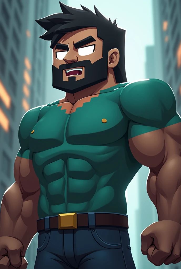 White eyes, cartoon image of a man with a beard and a face, minecraft steve, steve from minecraft, herobrine, profile picture 1024px, epic art style, muscular character, minecraft style, style of minecraft, cinematic minecraft, super buff and cool, official art, epic character portrait, high quality voxel art, in style of minecraft
2
White eyes ,a cartoon image of a man with a beard and a face, concept art inspired by Greg Staples, Artstation, pixel art, minecraft steve, steve from minecraft, herobrine, profile picture 1024px, epic art style, muscular character, minecraft style, style of minecraft, cinematic minecraft, super buff and cool, official art, epic character portrait white eyes