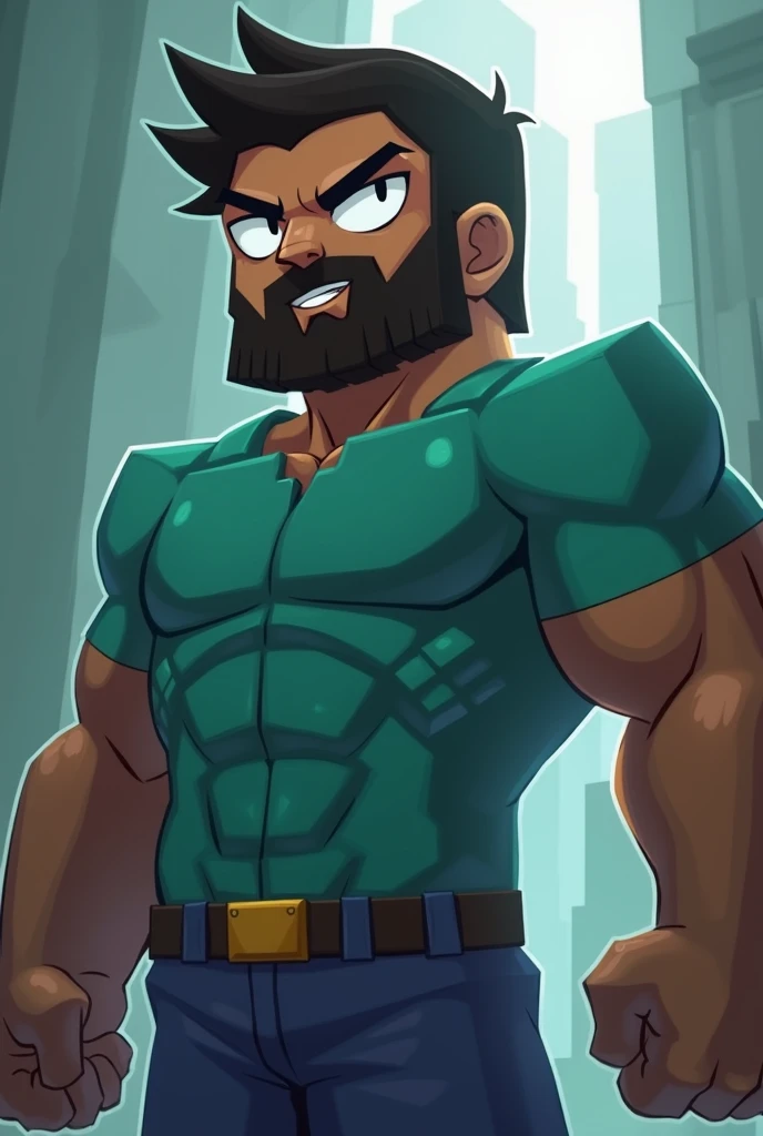 White eyes, cartoon image of a man with a beard and a face, minecraft steve, steve from minecraft, herobrine, profile picture 1024px, epic art style, muscular character, minecraft style, style of minecraft, cinematic minecraft, super buff and cool, official art, epic character portrait, high quality voxel art, in style of minecraft
2
White eyes ,a cartoon image of a man with a beard and a face, concept art inspired by Greg Staples, Artstation, pixel art, minecraft steve, steve from minecraft, herobrine, profile picture 1024px, epic art style, muscular character, minecraft style, style of minecraft, cinematic minecraft, super buff and cool, official art, epic character portrait white eyes