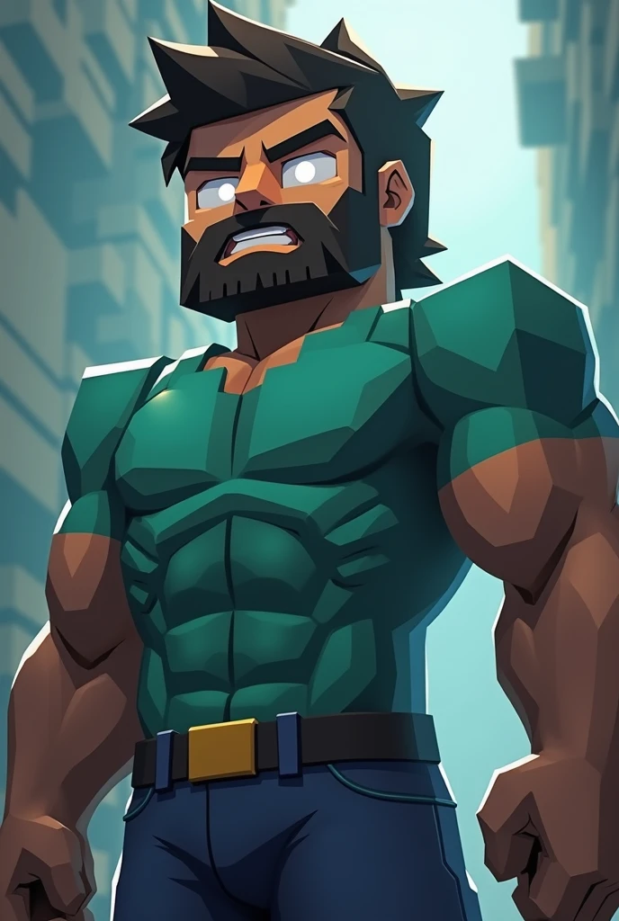White eyes, cartoon image of a man with a beard and a face, minecraft steve, steve from minecraft, herobrine, profile picture 1024px, epic art style, muscular character, minecraft style, style of minecraft, cinematic minecraft, super buff and cool, official art, epic character portrait, high quality voxel art, in style of minecraft
2
White eyes ,a cartoon image of a man with a beard and a face, concept art inspired by Greg Staples, Artstation, pixel art, minecraft steve, steve from minecraft, herobrine, profile picture 1024px, epic art style, muscular character, minecraft style, style of minecraft, cinematic minecraft, super buff and cool, official art, epic character portrait white eyes
