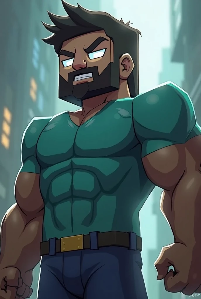 White eyes, cartoon image of a man with a beard and a face, minecraft steve, steve from minecraft, herobrine, profile picture 1024px, epic art style, muscular character, minecraft style, style of minecraft, cinematic minecraft, super buff and cool, official art, epic character portrait, high quality voxel art, in style of minecraft
2
White eyes ,a cartoon image of a man with a beard and a face, concept art inspired by Greg Staples, Artstation, pixel art, minecraft steve, steve from minecraft, herobrine, profile picture 1024px, epic art style, muscular character, minecraft style, style of minecraft, cinematic minecraft, super buff and cool, official art, epic character portrait white eyes