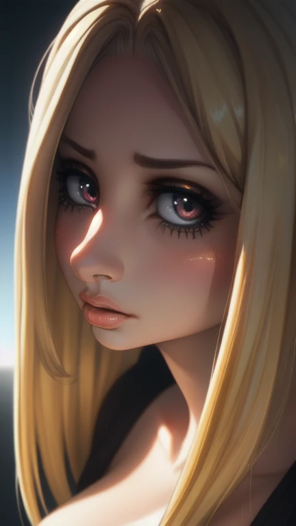 a beautiful young woman with large, detailed eyes, luscious lips, long eyelashes, and a voluptuous figure, realistic, photorealistic, ultra-detailed, best quality, 8k, highly detailed portrait, detailed facial features, intricate details, delicate skin, naturalistic colors, dramatic lighting, chiaroscuro, dramatic contrast, cinematic composition,body complete,