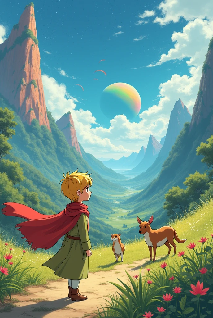 Anime 4K: The Little Prince Go To The Animal Lover Planet