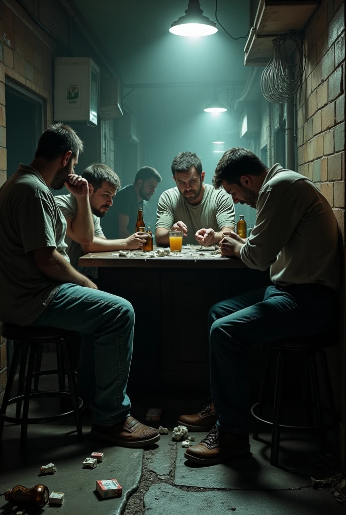 Homens álcool drogas bar