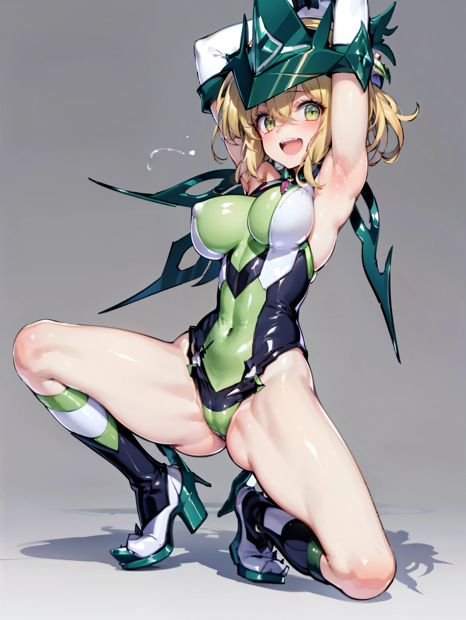 (Extremely detailed CG), (Highest quality),(full body)，(( Spread your legs，Strike a Pose)),1 _girl,alone, Akatsuki Kirika，symphogear，Perfect Face,  Glowing Skin, Glowing Skin, Wide Hips,Tight waist,Knee-high boots，Elbow Bag,1 girl, Long Hair, Big Breasts，Thick thighs，sunset，Octane，(rise_leg:1.2),(leg_in_front_of_girl:1.3),rise_feet,stretch_knee,rise_sole,rise_heel,rise_ toes,rise_ankle,(stretch_leg:1.1),(Buttocks:0.6),big_smile, laugh,back_knee,I-shaped_balance,stretch_knee_back,crotch,