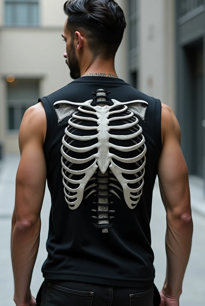 Rib cage vest fashion for men realistic