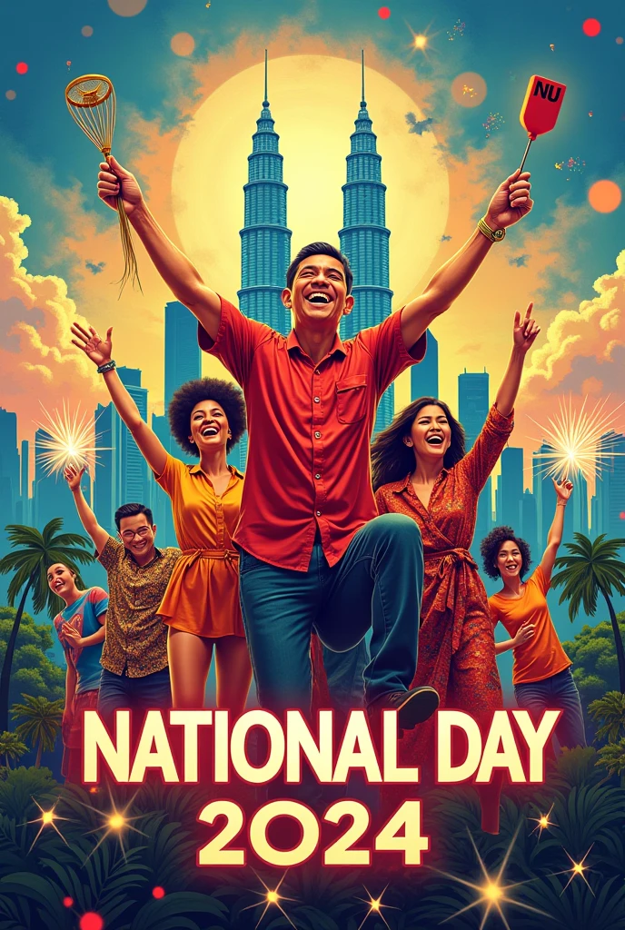 poster about malaysia national day 2024
make it more incredible 