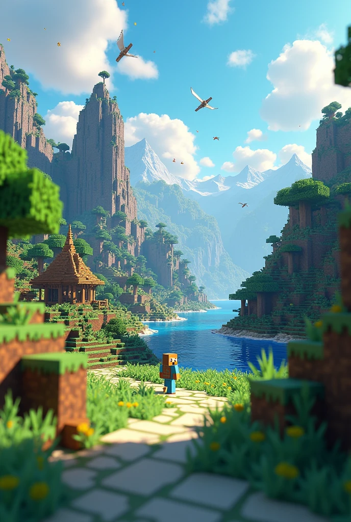 Could you imagine a 3D minecraft world