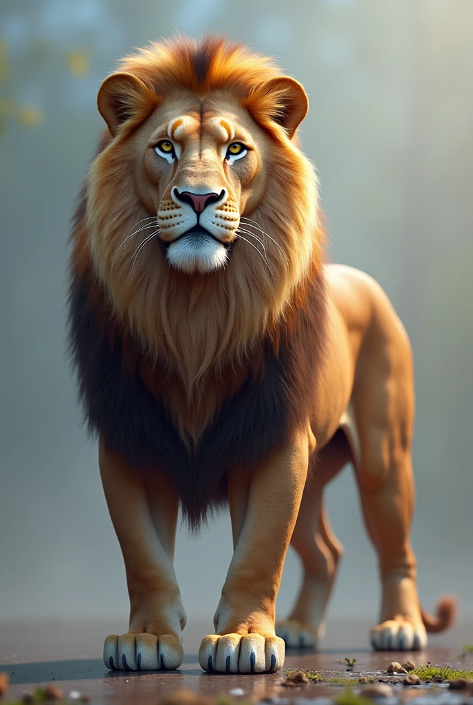 Simulation of lion shape,Don't be too fierce