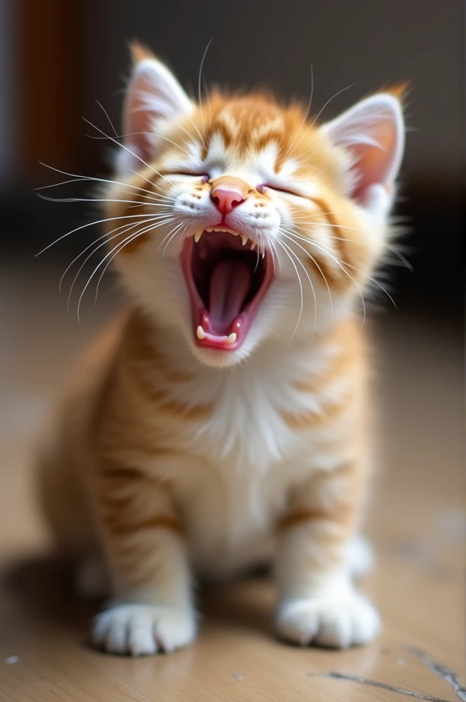 Kitten crying and screaming