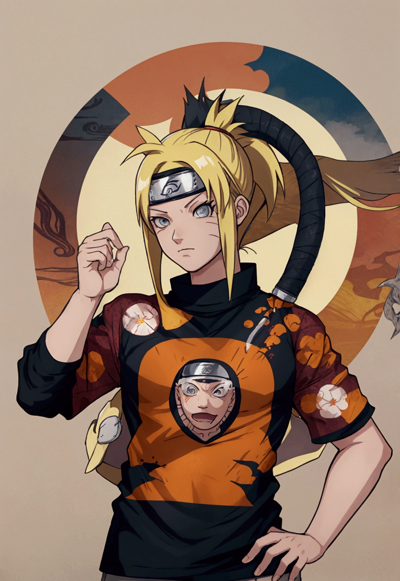 naruto t-shirt print design