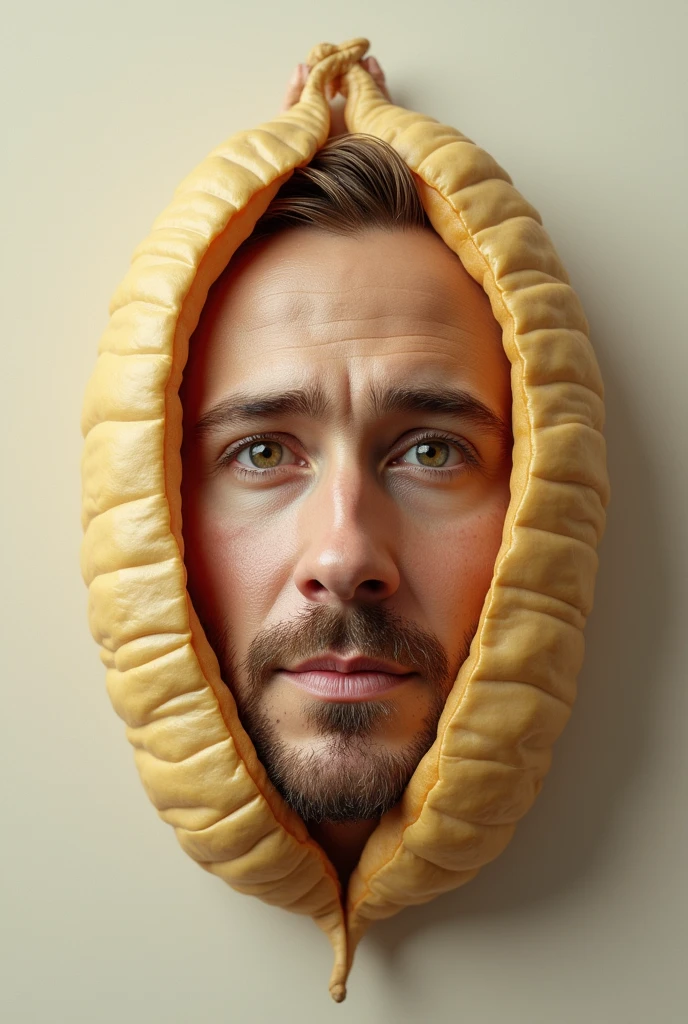 Ryan Goslings face in a bean
