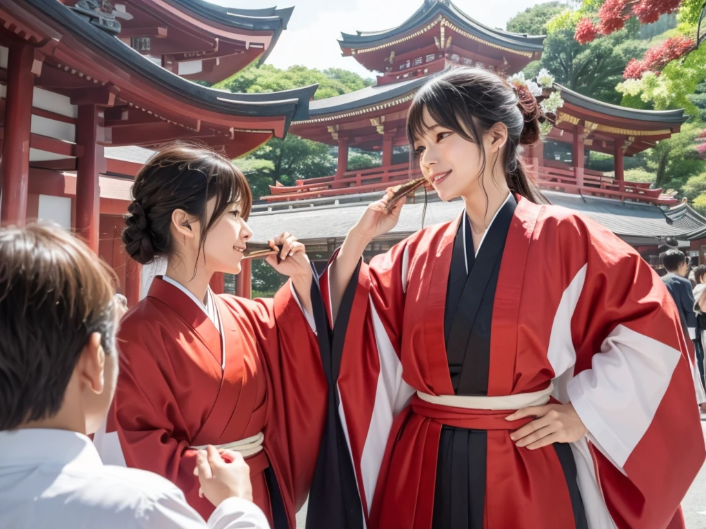 8k、Highest quality、Festivals、Omikoshi、shrine、Daytime、Domestic、
