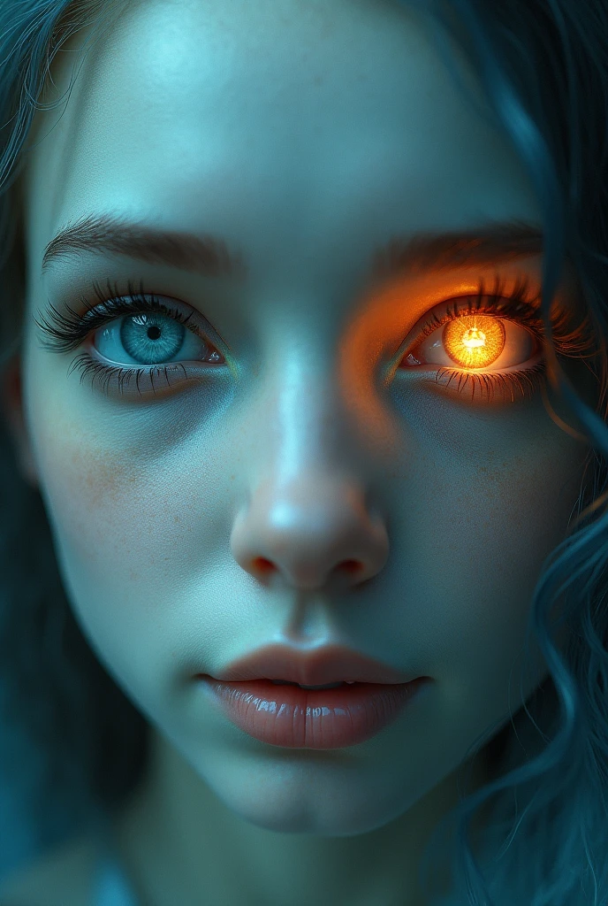 the eyes are the lamp of the body. Tw9 angelical eyes with a little flame inside