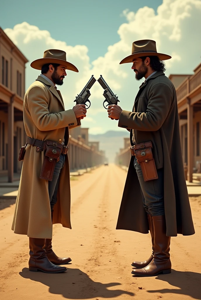 I want to see a wild west duel using sex toys instead of guns