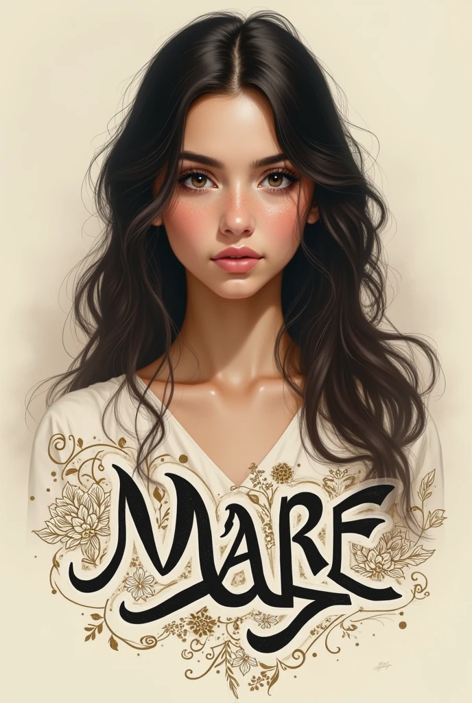 1 Gril, Typography. Name. Mary 
Islamic 
title Name Mare
FULL body