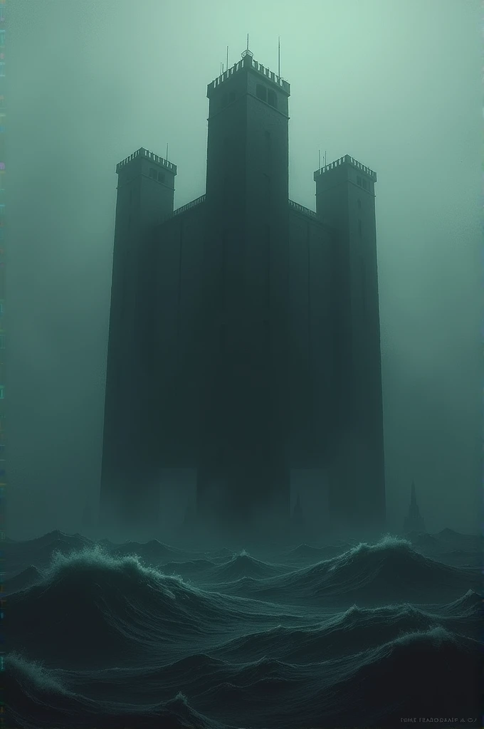 Prison is middle of the dark sea and around the water is no way