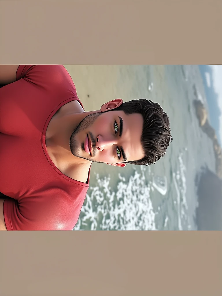 A beautiful ultra-thin realistic portrait of Jesus, the prophet, a 33 year old man Hebrew brunette, short brown hair, long brown beard, with open arms, wearing long linen tunic closed on the chest part, in front view, full body, biblical, realistic,by Diego Velázquez,Peter Paul Rubens,Rembrandt,Alex Ross,8k,Concept Art, PhotoRealistic, Realistic, Illustration, Oil Painting, Surrealism, HyperRealistic, brush brushes, Digital art, style, watercolor, celestial background