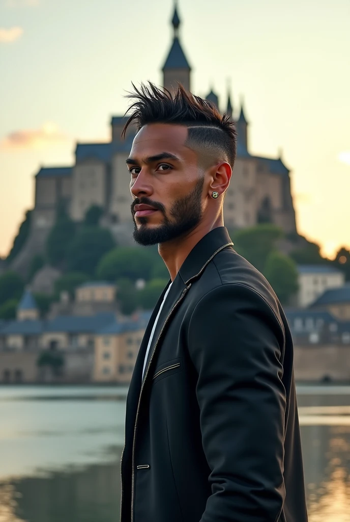 NEYMAR JUNIOR DEBOUT DEVANT Mont Saint-Miche