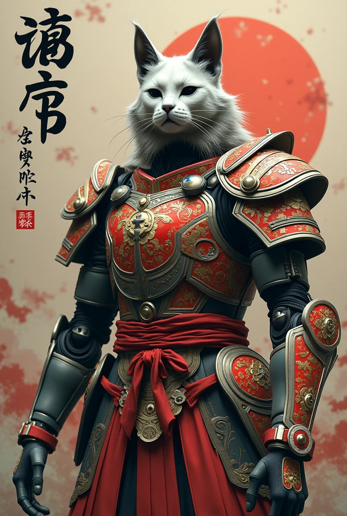 Gundam,cat,geisha。狐cat。Japanese style。warrior。armor。geisha妝扮。Tengu。Ghost Face。abstract。Japanese tradition。Personality girl。