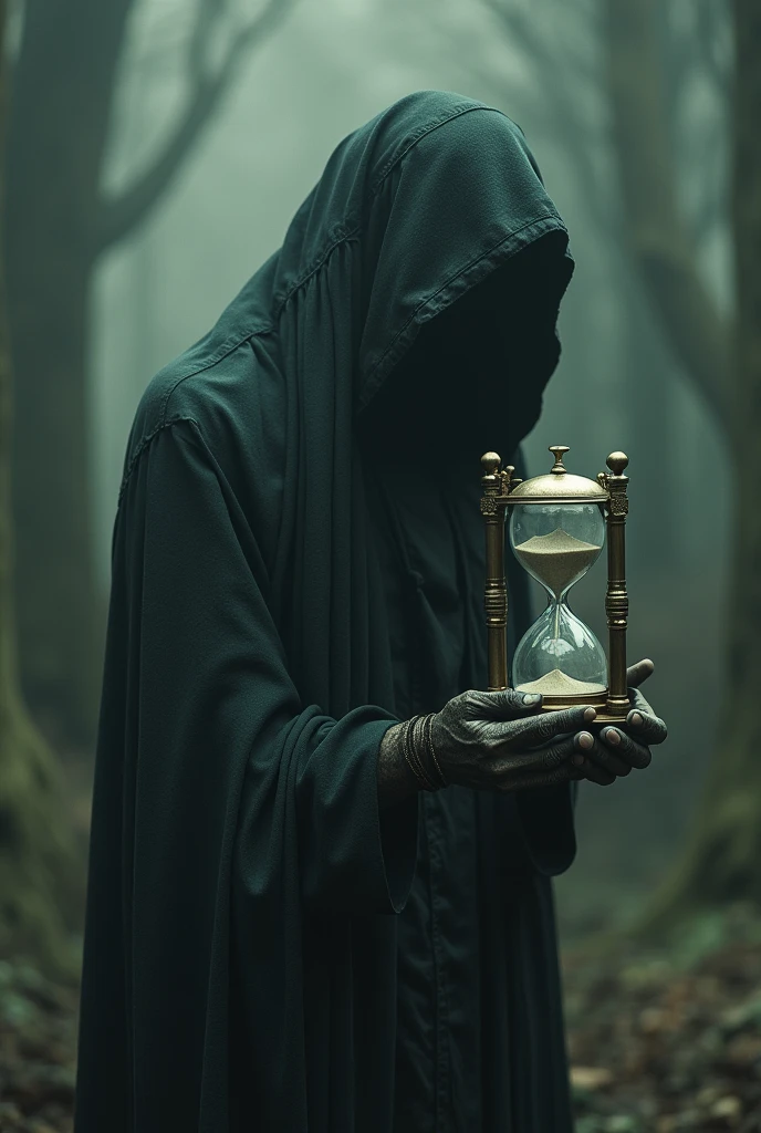 Lié le souvenir de la mort et un sablier imaginaire complexe