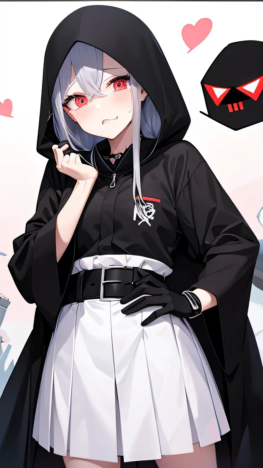 grim Reaper、female、mascot、scared