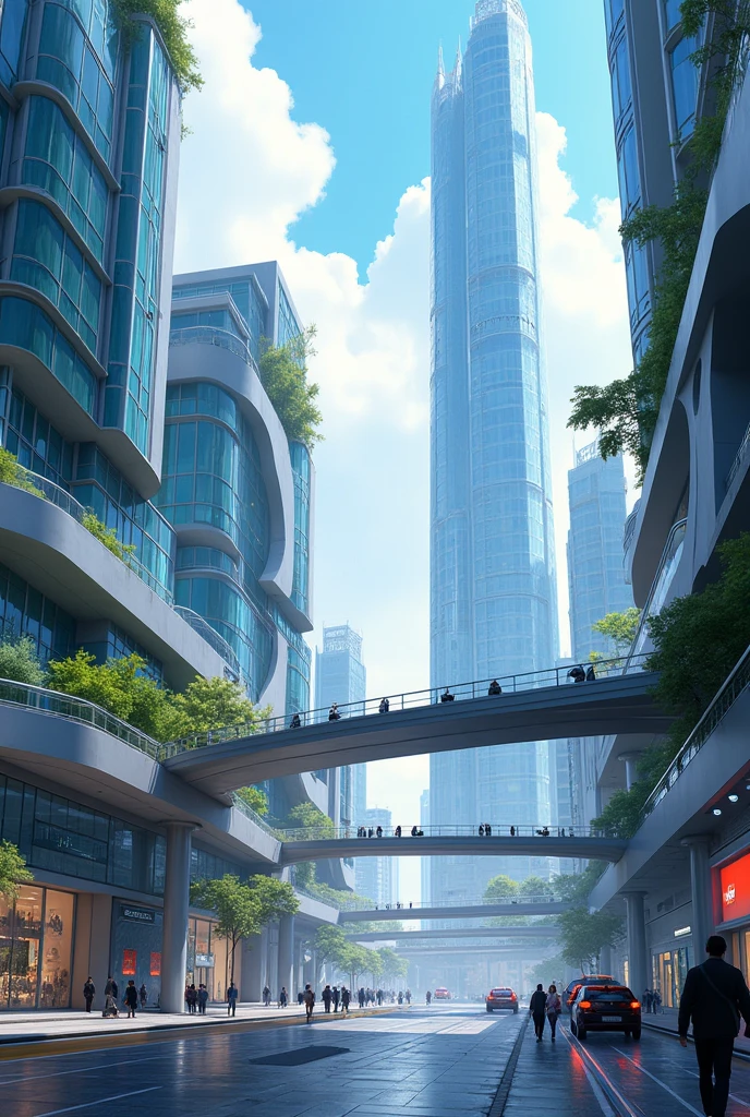 Generate a image or painting for me pf future city which will be easy to paint n draw for r
Little close up
More