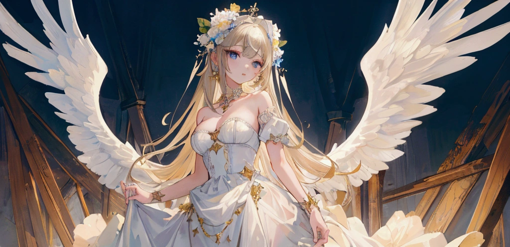((masterpiece, Highest quality, Super Definition, High resolution)),Angel,tall,