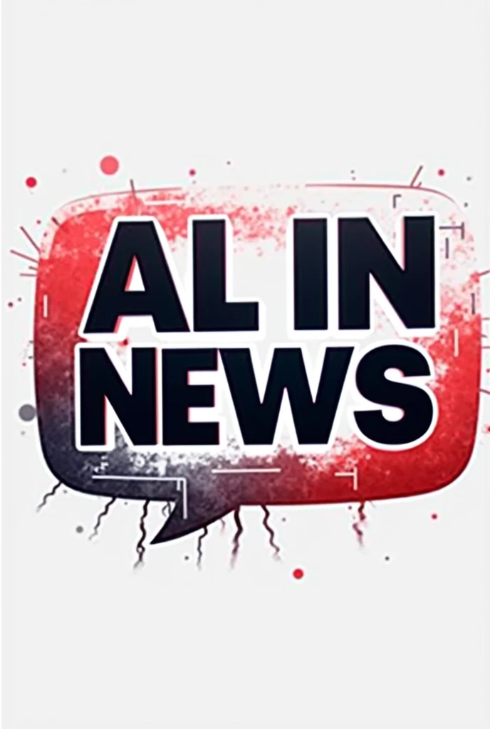 logo for a youtube channel with the words "ALL IN NEWS"