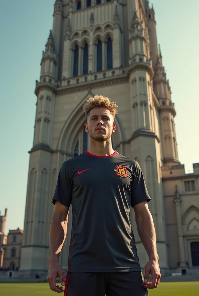 Kevin De Bruyne STANDING IN FRONT OF A MONUMENT