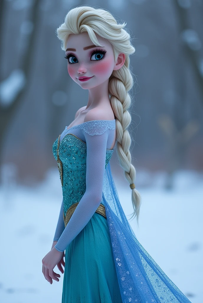 Elsa frozen, naked, explicit