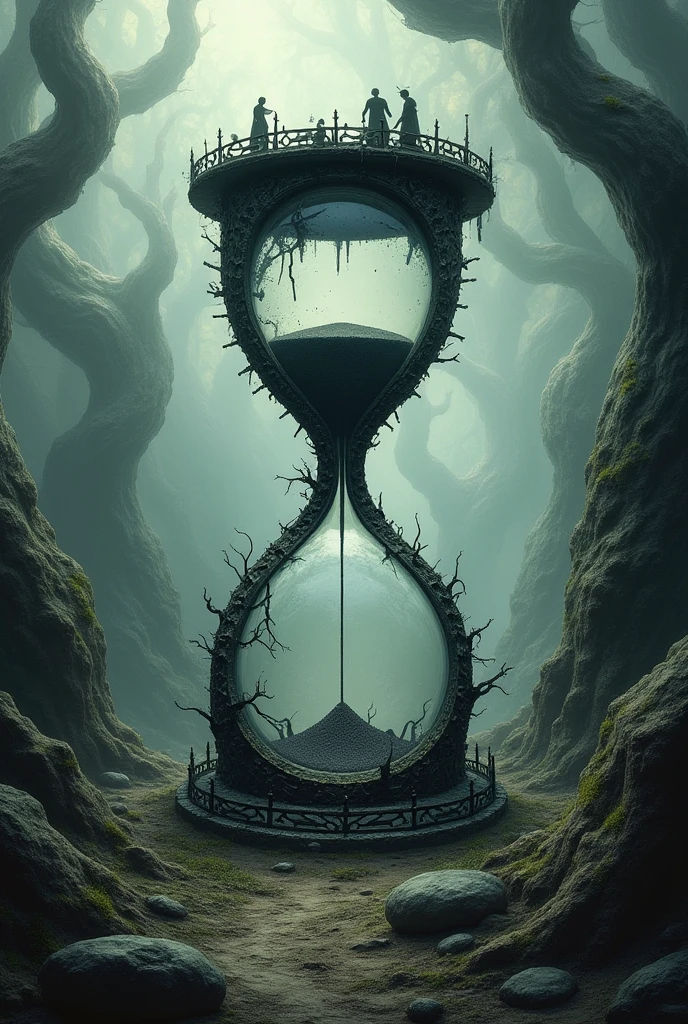 a broken death hourglass complex imagination 