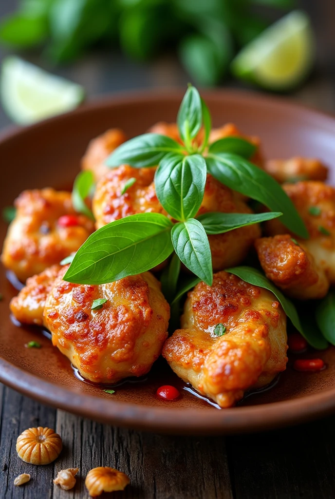 Chicken with Holy Basil