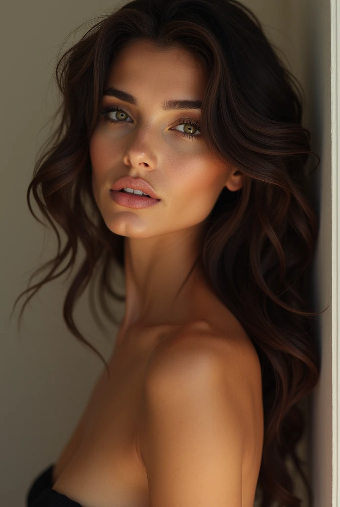 Sexy brunette woman