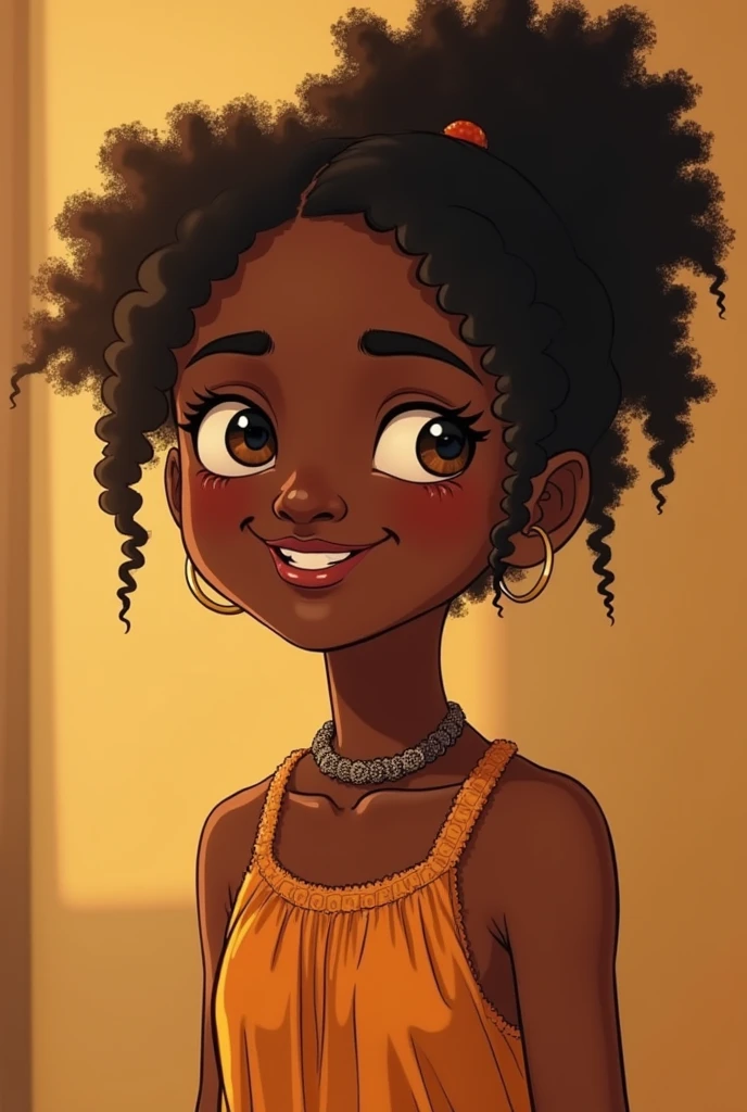 A 1 year old black woman.90 cm high