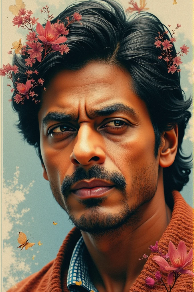 Shahrukh pics mix with Rafi sahab singer