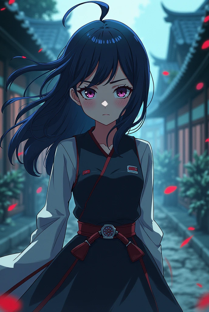 Kimetsu no Yaiba girl with 16:9 frame