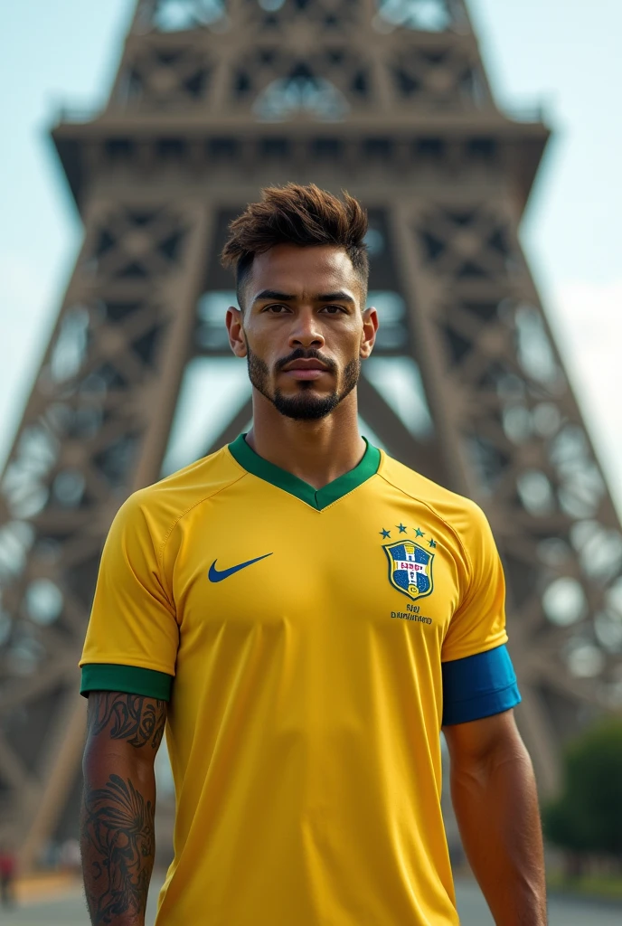 Neymar Jr. STANDING IN FRONT OF A HISTORIC MONUMENT
