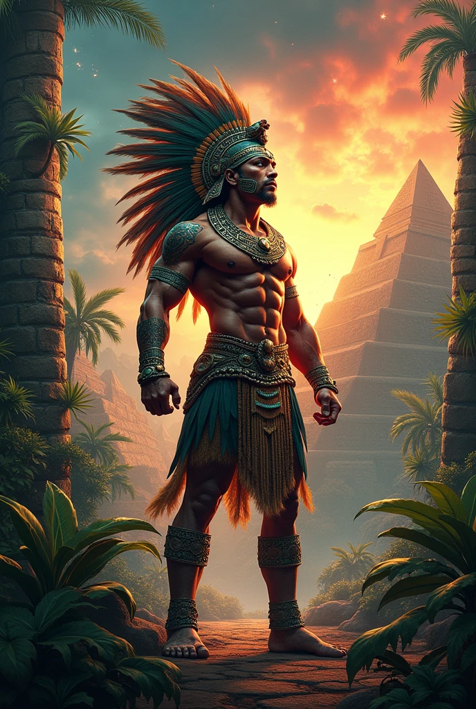 An advertising piece of the Aztecs with an energy drink 