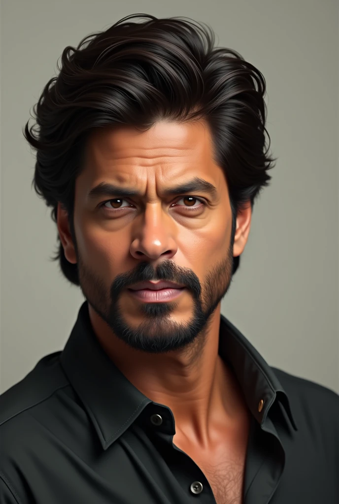 Shahrukh youngest pics with light beared