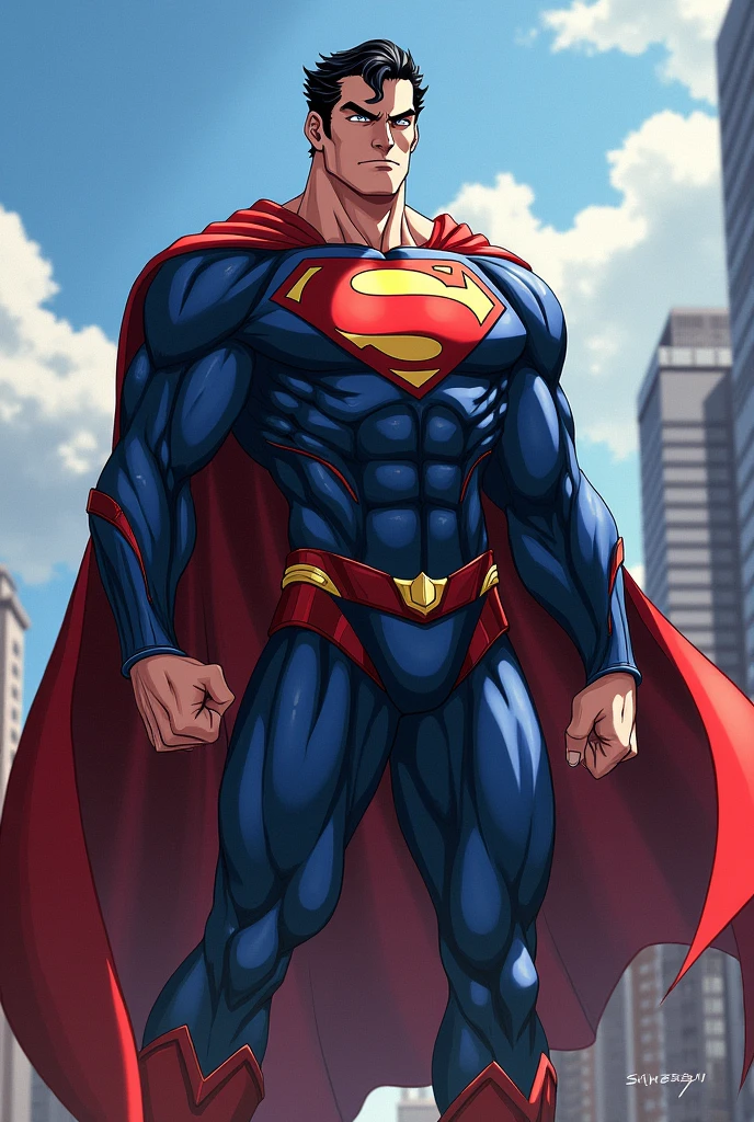 (1man, Superman), (extremely detailed CG unit 8k wallpaper),(master part), (best quality), (ultra detail), (best illustration),(wanostyle), cowboy shot, (Sharp eyeliner, ombre, detail eyes:1), dark dungeon indoors background, ,break , (vamptech), upper body, camisa, red cape