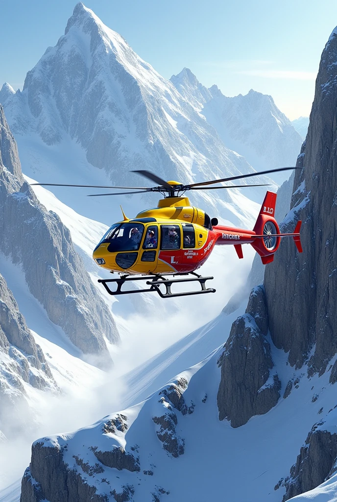EC145 secours montagne