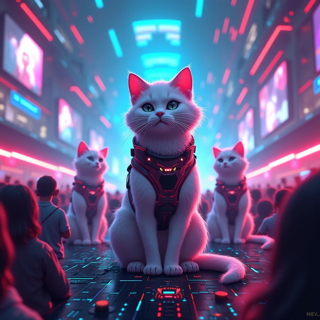 AI Art、universe、Metaverse、cool、Nft 、game、music、trend、Bitcoin、cyber-、Cat、live、Full audience、World Championship、memecoin