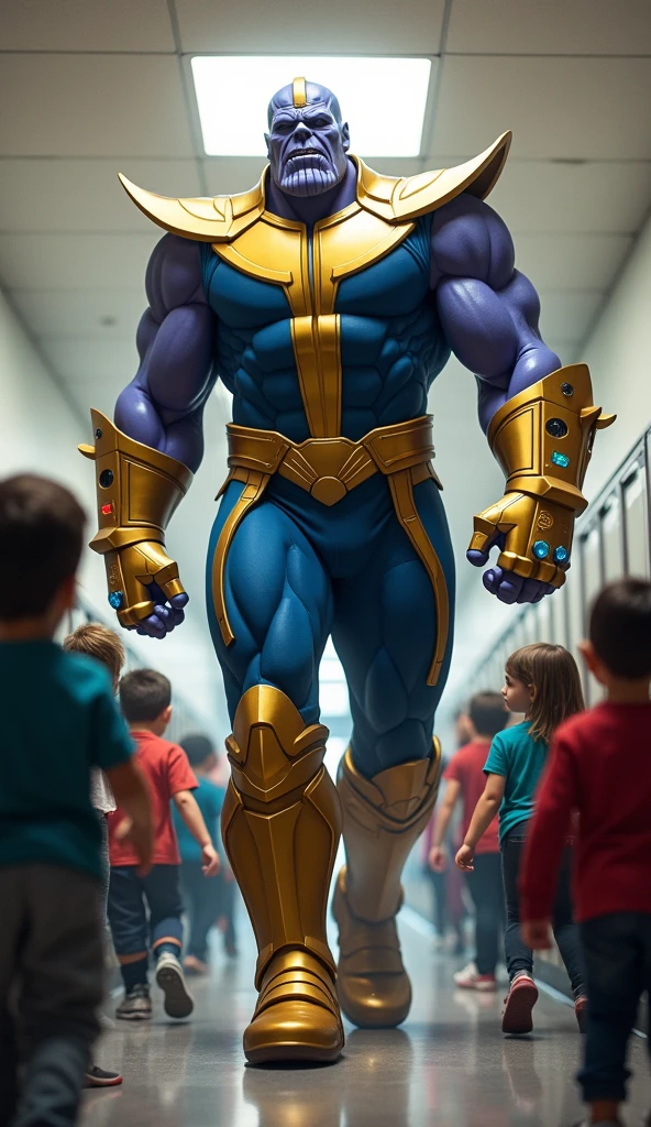 Thanos enters public elementary school