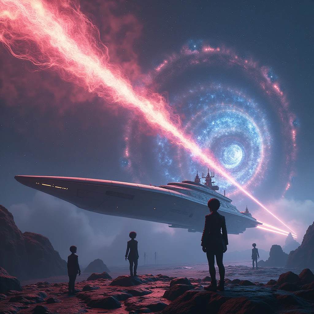 AI Art、universe、Metaverse、cool、Nft 、game、music、trend、cyber-、memecoin、universe戦艦ヤマト、Wave Motion Gun、Bitcoin Launched