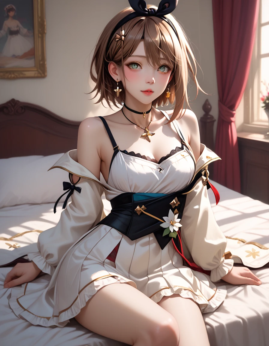 (score_8, score_8_up,masterpiece,highest quality,Perfect Anatomy,Exquisite detailed)1 girl,ryza,busty