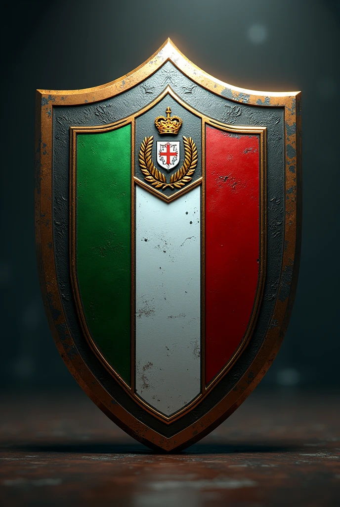 (photorealism:1.2) Italy football shield
